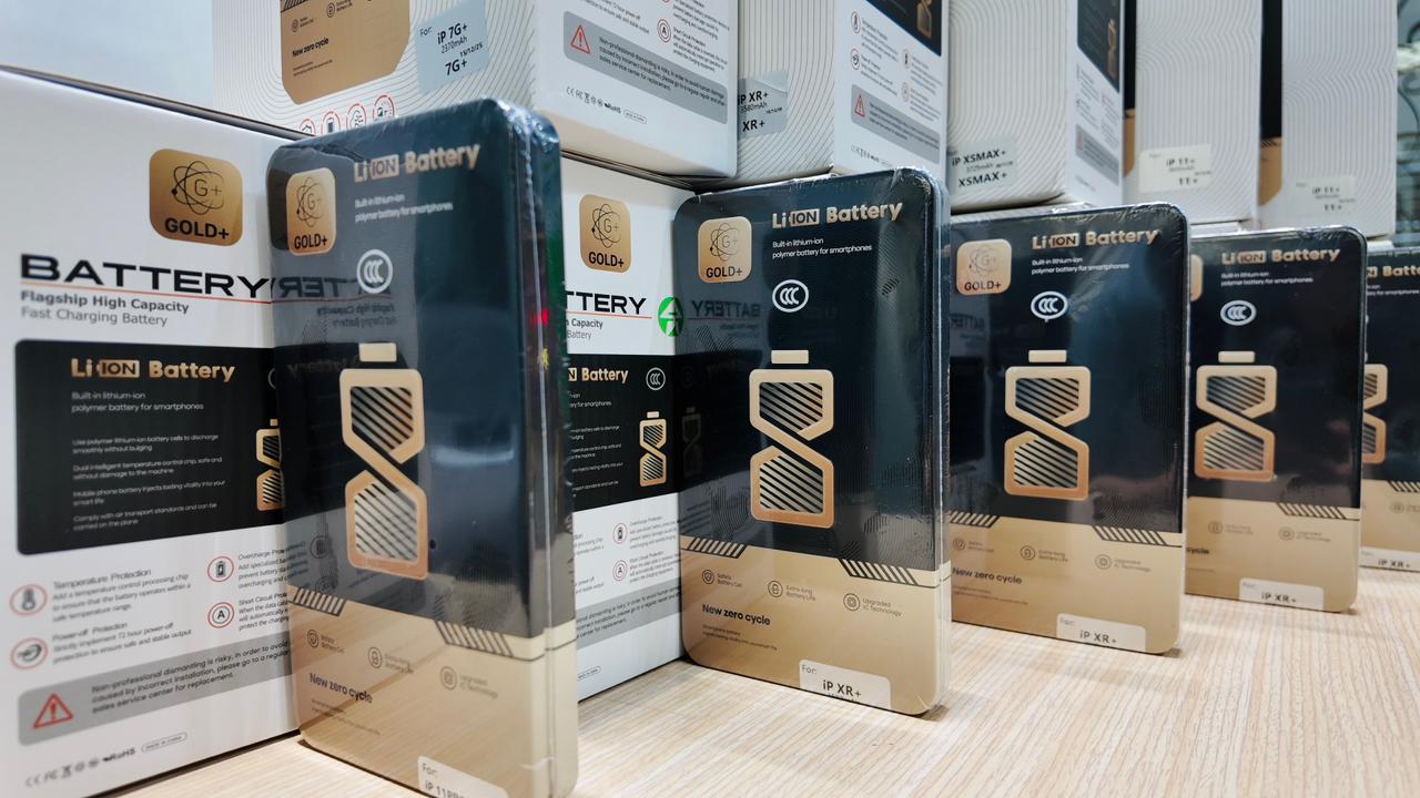 Pin GOLD+ với hộp trắng cao cấp CCC certified